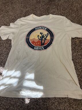 Cream Graphic T‑Shirt